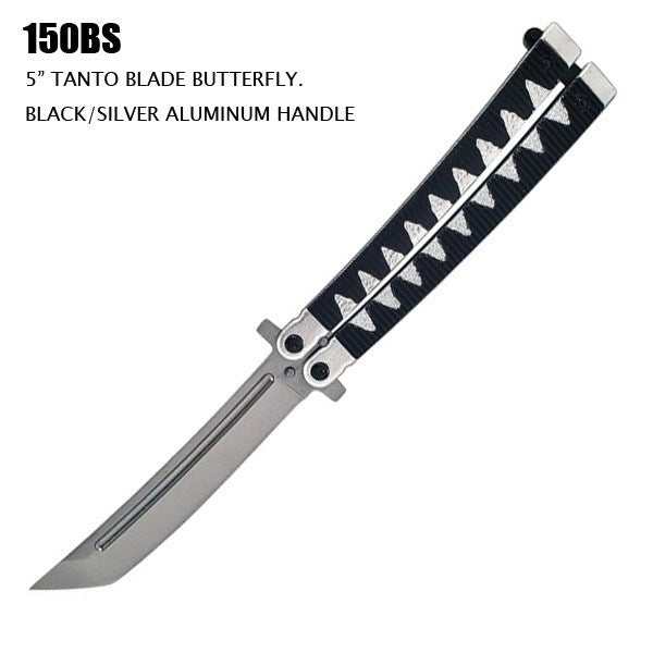 150BS SAMURAI STYLE 5" TANTO BLADE BUTTERFLY