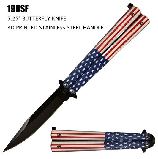 190SF 5.25" BUTTERFLY KNIFE