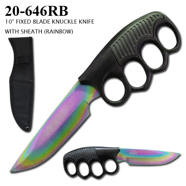 20646RB FIXED BLADE KNUCKLE KNIFE