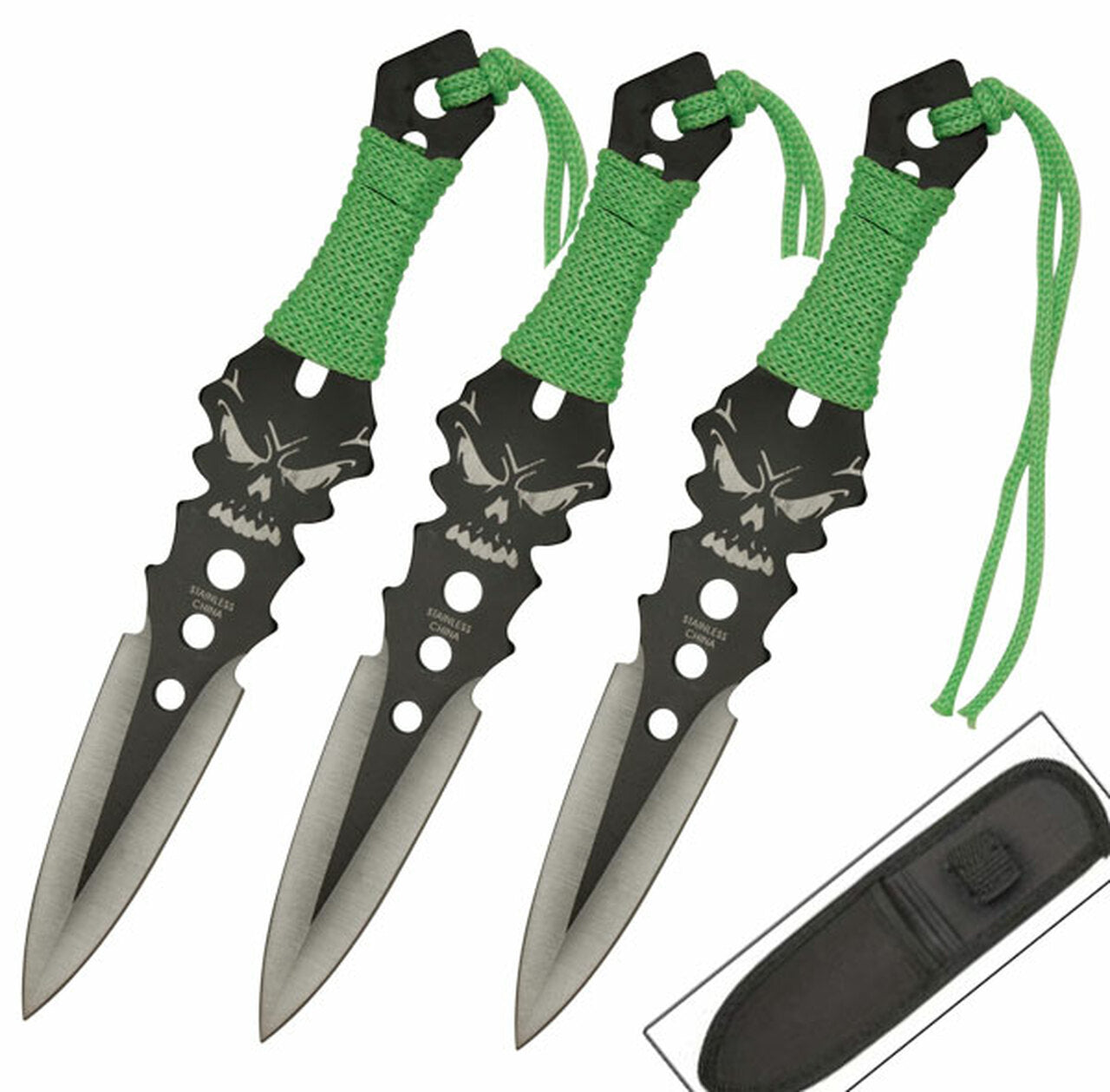 EW-2575C Zombie Killer Virulence Three-Piece Throwing Knives