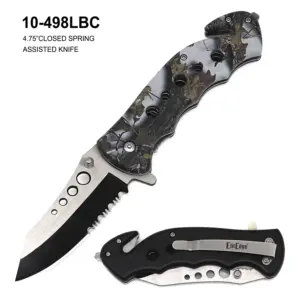 10-498LBC Spring Assisted Rescue Knife