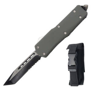 10-929TGYS 9" OVERALL OTF KNIFE WITH SHEATH