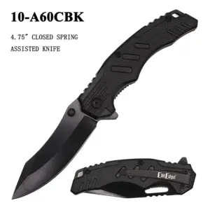 10-A60CBK - 4.75" Manual folding knife