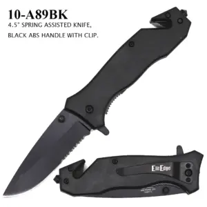 10-A89BK - 4.5" Spring Assisted knife