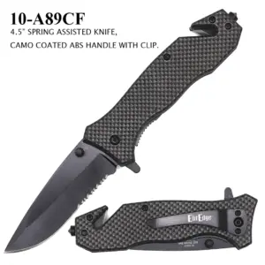 10-A89CF - 4.5" Spring Assisted knife