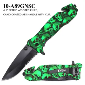10-A89GNSC - 4.5" Spring Assisted knife