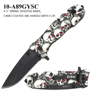 10-A89GYSC - 4.5" Spring Assisted knife