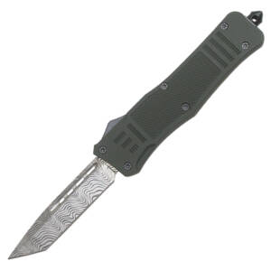 112LGYTDM  9" OVERALL OTF KNIFE WITH SHEATH
