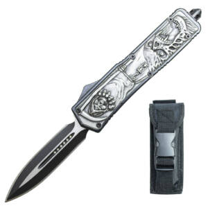 118SW  8.75" OVERALL OTF KNIFE WITH SHEATH
