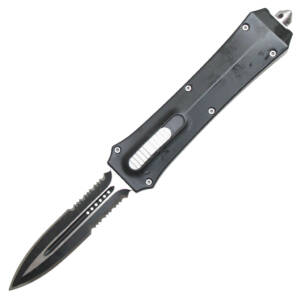 127BKDS  9" OVERALL OTF KNIFE WITH SHEATH