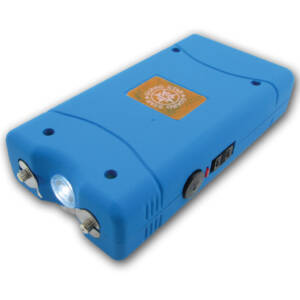 14327 BL  9.8 MILLION VOLT STUN GUN WITH FLASHLIGHT