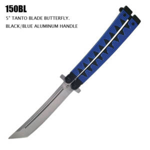 150BL SAMURAI STYLE 5" TANTO BLADE BUTTERFLY