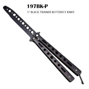 197BK-P 5" CLOSED TRAINING BUTTERFLY KNIFE