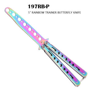 197RB-P PRACTICE BUTTERFLY RAINBOW