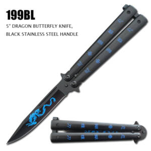 199BL  5" Dragon Butterfly knife