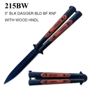 215BW 5" - BUTTERFLY KNIFE