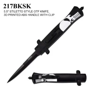 217 BKSK  STILETTO STYLE OTF AUTO KNIFE