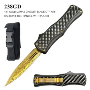 238 GD - CARBON FIBER DAGGER BLADE OTF