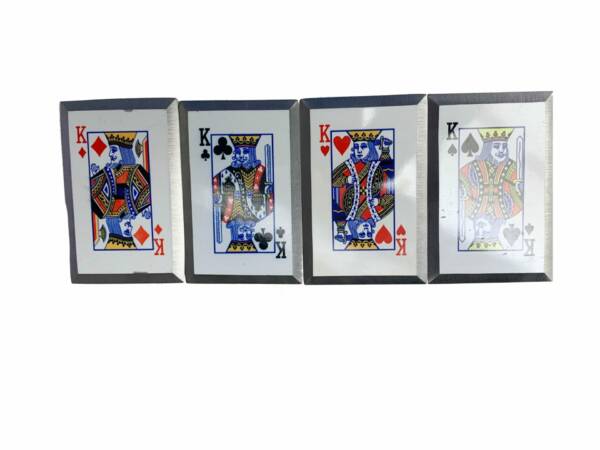 TC-4K Four Kings Playing Card Throwers Set of 4 with Pouch - Image 3