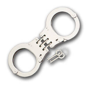 DOUBLE LOCK HINGED HANDCUFFS 4508HT