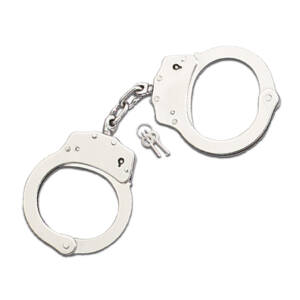 4803C CHROME DOUBLE LOCK HANDCUFFS