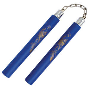 NC-F02BL NUNCHUCKS DRAGON FOAM PADDED