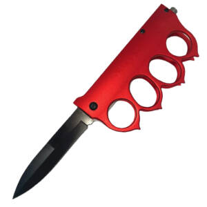 B-161-RD-1 RED Spring Assisted Trench Knife