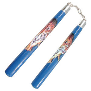 C 133T NUNCHUCKS TIGER DESIGN