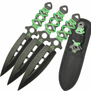 EW-3728  Biohazard Zombie Throwing Knife Set