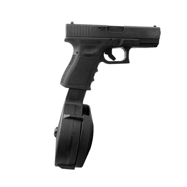 KCI-MZ027  KCI 9mm 50-Round Drum Magazine for Glock Pistols - Image 2