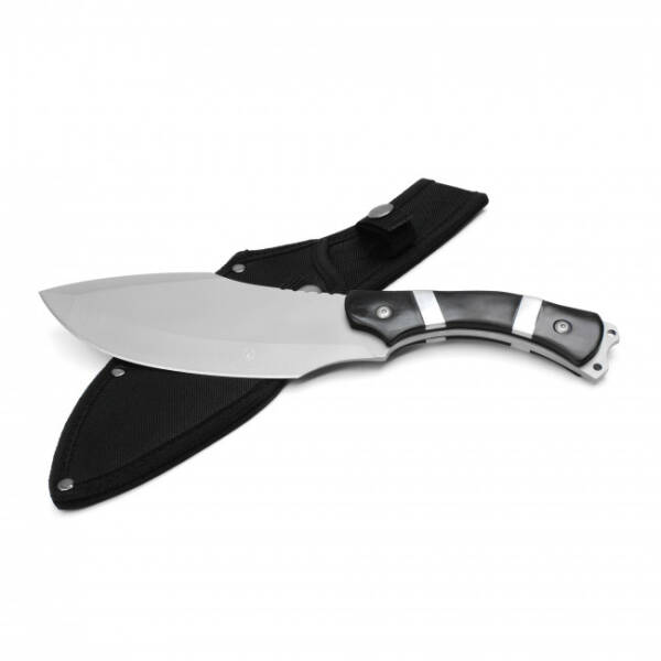 HBS21CH 12" Wooden Handled Hunting Knife - Image 3