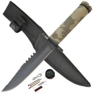 HG-690-CM-1 Tantical Jungle king®Survival Knife W/Case
