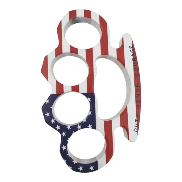 H-19-T  Heavy Duty Defense Knuckles US Flag Eddition - Image 2