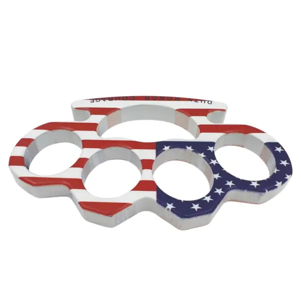 H-19-T  Heavy Duty Defense Knuckles US Flag Eddition - Image 3