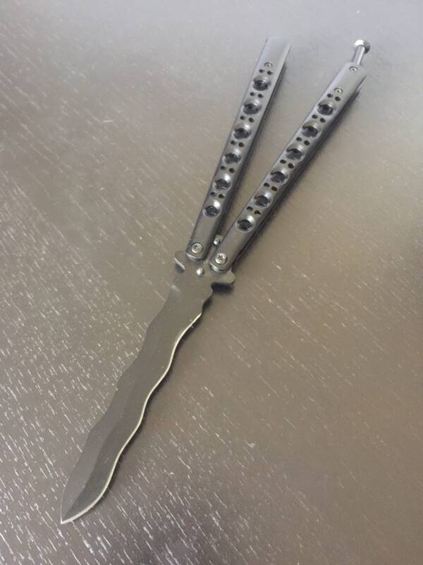 147KBK KRISS BLADE BUTTERFLY KNIFE 5.5" CLOSED - Image 3
