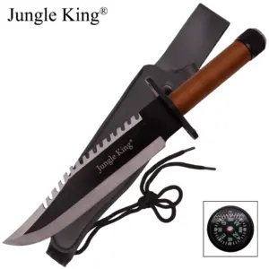 JK-8837-TAN Jungle King Survival Fixed Blade 15.25"