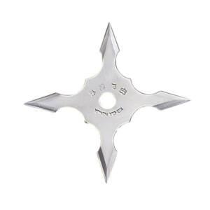 JL SS1   4" THROWING STAR WITH POUCH