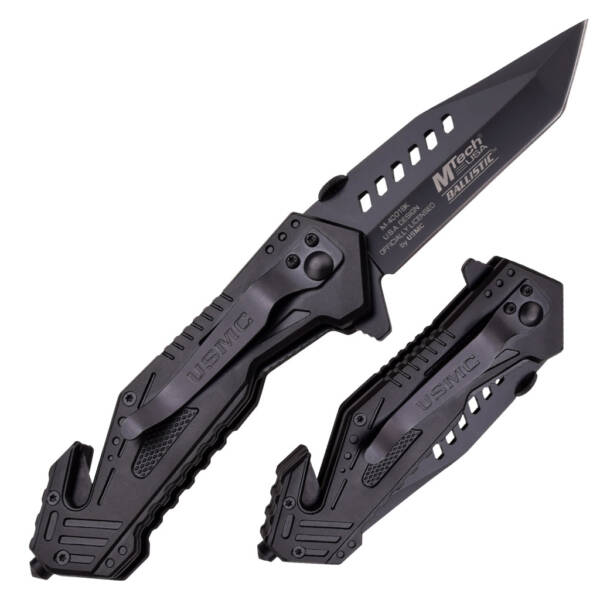M 4001BK  USMC BY ELITE TACTICAL MANUAL FOLDING KNIFE - Image 2