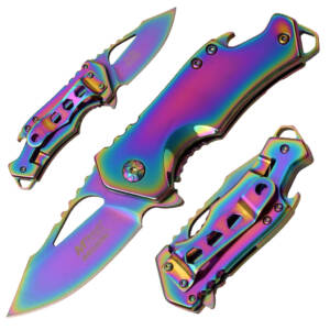MT-A882SRB SPRING ASSISTED KNIFE