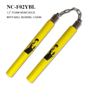 NC-F02YBL NUNCHUCKS FOAM PADDED DRAGON DESIGN
