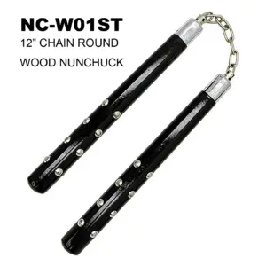 1001 ST HARD WOOD NUNCHUCKS