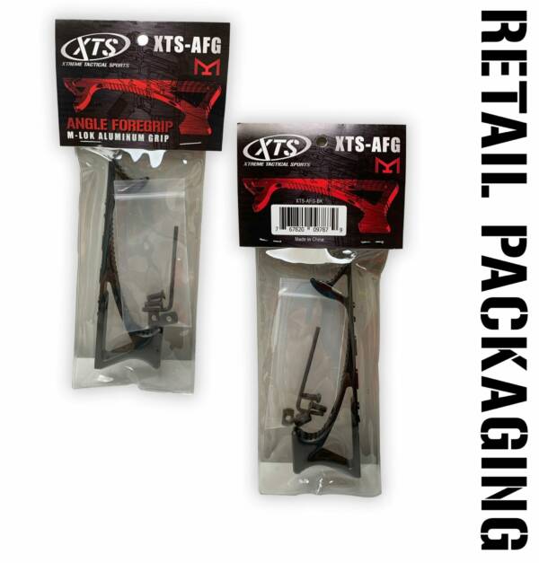 XTS-AFG-BK - M-Lok Aluminum Angle Grip Black or Tan - Image 3