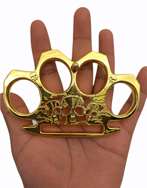 PK-206-GD  5.2 OZ SKULL KNUCKLES - Image 3