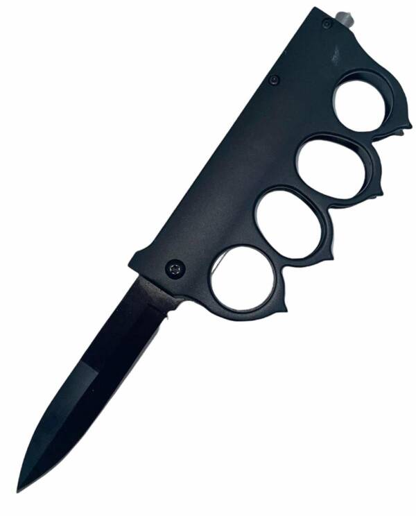 B-161-BK U.S.1918 TRIGGER ACTION FOLDING TRENCH KNIFE