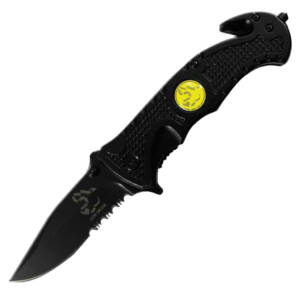 RXTY0210BJOD SNAKE EMBLEM FOLDING KNIFE