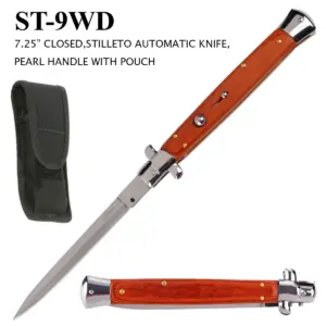 ST-9WD - 13" Overall, Stiletto Style Switch Blade Knife
