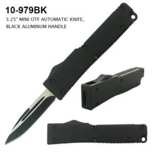 W10-979BK MINI OTF POCKET KNIFE BLACK