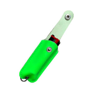 OM2 NG - Keychain Pepper Spray .5 oz Neon Green