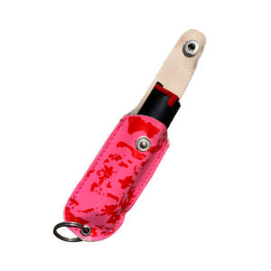 OM2 PKCMO - Keychain Pepper Spray .5 oz Pink&Red Camo