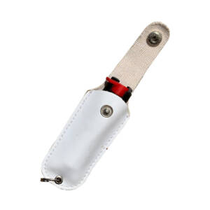 OM2 W - Keychain Pepper Spray .5 oz White